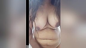 Indian Gf Sexybitch Making Selfie Video For Boyfriend, Hard Boobs Press And Masturbation Mms