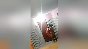 Today Exclusive- Desi Tamil Bhabhi Bathing Record In