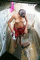 Village Girl Dressing After Bath Video